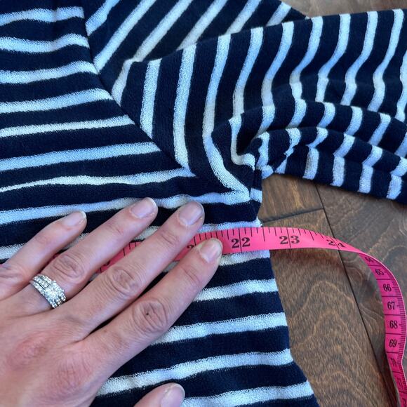 Lands' End Women's Striped Swim Coverup - Picture 9 of 11